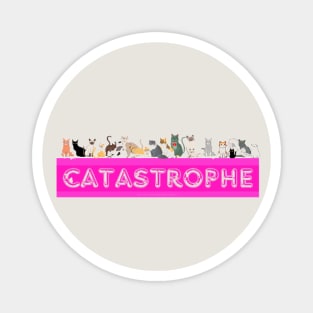 Catastrophe Cute Cats By Abby Anime(c) Magnet